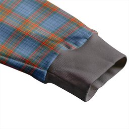 Scottish Ralston UK Weathered Clan Crest Tartan V neck Knitted Fleece Cardigans