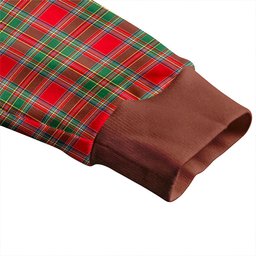Scottish MacLeod of Gesto Modern Clan Crest Tartan V neck Knitted Fleece Cardigans