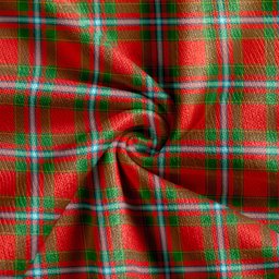 Scottish Stewart of Fingask Ancient Clan Crest Tartan V neck Knitted Fleece Cardigans