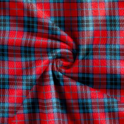 Scottish MacTavish Modern Clan Crest Tartan V neck Knitted Fleece Cardigans