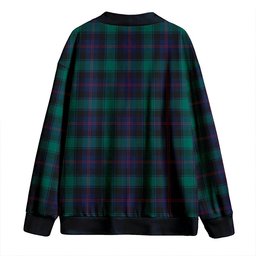 Scottish MacTaggart Modern Clan Crest Tartan V neck Knitted Fleece Cardigans