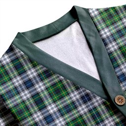Scottish MacNeil of Barra (MacNeil/MacNeill) Paton Dress Modern Clan Crest Tartan V neck Knitted Fleece Cardigans