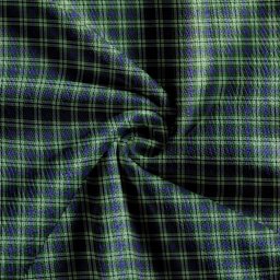 Scottish Tweedside District Clan Crest Tartan V neck Knitted Fleece Cardigans
