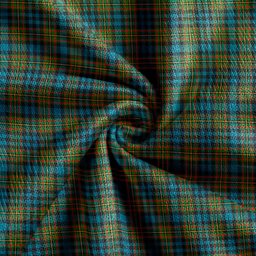 Scottish MacLellan Ancient Clan Crest Tartan V neck Knitted Fleece Cardigans