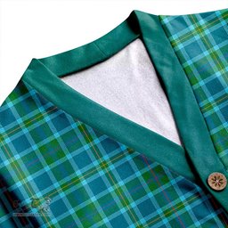 Scottish Miller Ancient Clan Crest Tartan V neck Knitted Fleece Cardigans