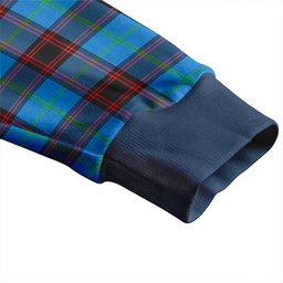 Scottish Wedderburn Clan Crest Tartan V neck Knitted Fleece Cardigans