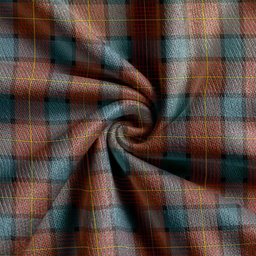 Scottish Muir Weathered Clan Crest Tartan V neck Knitted Fleece Cardigans