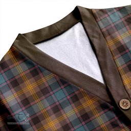 Scottish Watson (Wate/Watt) Weathered Clan Crest Tartan V neck Knitted Fleece Cardigans