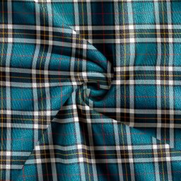 Scottish Thomson Blue (MacThomas Blue/Thompson Dress) Ancient Clan Crest Tartan V neck Knitted Fleece Cardigans