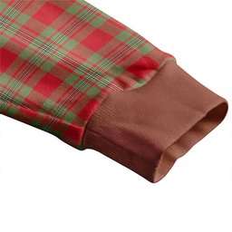Scottish Strang Weathered Clan Crest Tartan V neck Knitted Fleece Cardigans