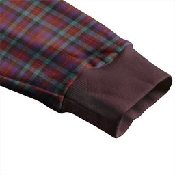 Scottish Tennant Weathered Clan Crest Tartan V neck Knitted Fleece Cardigans