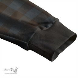 Scottish Robin Hood (MacGregor/Gregor Rob Roy Hunting) Weathered Clan Crest Tartan V neck Knitted Fleece Cardigans
