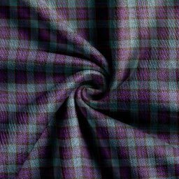 Scottish Sempill (Semple) Weathered Clan Crest Tartan V neck Knitted Fleece Cardigans