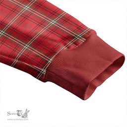 Scottish Morrison Weathered Clan Crest Tartan V neck Knitted Fleece Cardigans