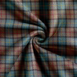 Scottish MacLeod of Assynt Weathered Clan Crest Tartan V neck Knitted Fleece Cardigans