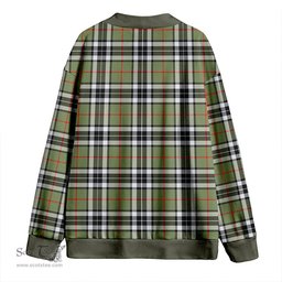 Scottish Thomson Camel (MacThomas/Thompson Camel) Ancient Clan Crest Tartan V neck Knitted Fleece Cardigans