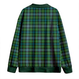 Scottish Rankin (Dalgliesh) Ancient Clan Crest Tartan V neck Knitted Fleece Cardigans
