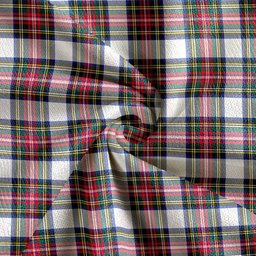 Scottish Stewart Dress Modern Clan Crest Tartan V neck Knitted Fleece Cardigans