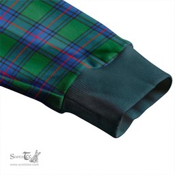 Scottish Shaw Modern Clan Crest Tartan V neck Knitted Fleece Cardigans