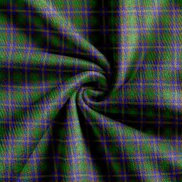 Scottish Strange of Balkaskie Clan Crest Tartan V neck Knitted Fleece Cardigans