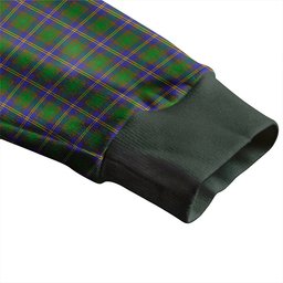 Scottish Strange of Balkaskie Clan Crest Tartan V neck Knitted Fleece Cardigans