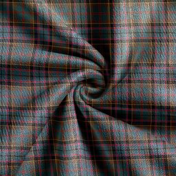 Scottish Stinson (Stephenson/Stevenson) Weathered Clan Crest Tartan V neck Knitted Fleece Cardigans