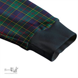 Scottish Strachan Modern Clan Crest Tartan V neck Knitted Fleece Cardigans