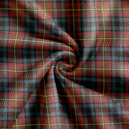 Scottish MacLeish Weathered Clan Crest Tartan V neck Knitted Fleece Cardigans