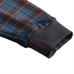 Scottish Renton Modern Clan Crest Tartan V neck Knitted Fleece Cardigans