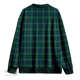 Scottish Sempill (Semple) Modern Clan Crest Tartan V neck Knitted Fleece Cardigans