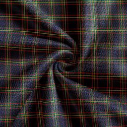 Scottish MacLellan Modern Clan Crest Tartan V neck Knitted Fleece Cardigans