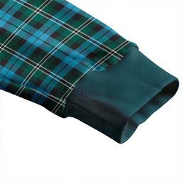 Scottish Melville Modern Clan Crest Tartan V neck Knitted Fleece Cardigans