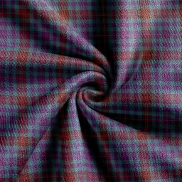 Scottish Tennant Yules Weathered Clan Crest Tartan V neck Knitted Fleece Cardigans