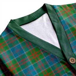 Scottish Stewart of Appin Hunting Ancient Clan Crest Tartan V neck Knitted Fleece Cardigans