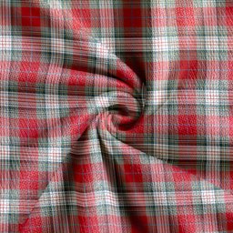 Scottish Warden Weathered Clan Crest Tartan V neck Knitted Fleece Cardigans
