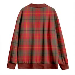 Scottish Turnbull Dress Weathered Clan Crest Tartan V neck Knitted Fleece Cardigans