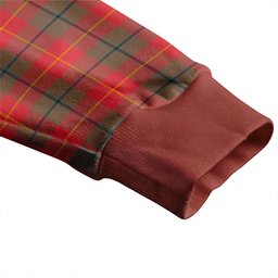 Scottish Turnbull Dress Weathered Clan Crest Tartan V neck Knitted Fleece Cardigans
