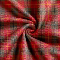 Scottish Turnbull Dress Weathered Clan Crest Tartan V neck Knitted Fleece Cardigans