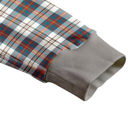 Scottish Walker Dress Ancient Clan Crest Tartan V neck Knitted Fleece Cardigans