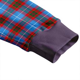 Scottish Newton Clan Crest Tartan V neck Knitted Fleece Cardigans