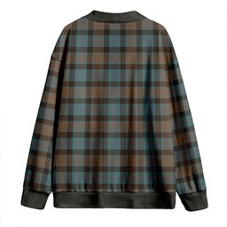 Scottish MacTaggart Weathered Clan Crest Tartan V neck Knitted Fleece Cardigans
