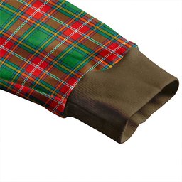 Scottish MacWhirter Ancient Clan Crest Tartan V neck Knitted Fleece Cardigans