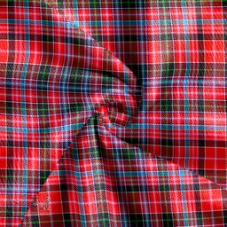 Scottish Udny Clan Crest Tartan V neck Knitted Fleece Cardigans