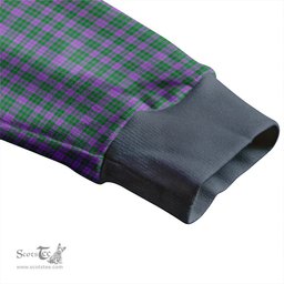 Scottish Rae Ancient Clan Crest Tartan V neck Knitted Fleece Cardigans