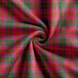 Scottish Stewart of Killiecrankie Ancient Clan Crest Tartan V neck Knitted Fleece Cardigans