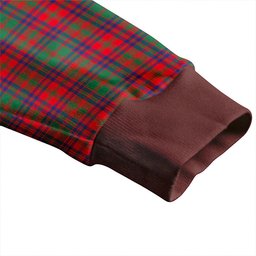 Scottish Stewart of Killiecrankie Modern Clan Crest Tartan V neck Knitted Fleece Cardigans