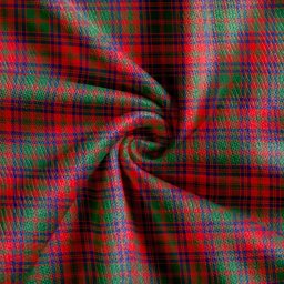 Scottish Stewart of Killiecrankie Modern Clan Crest Tartan V neck Knitted Fleece Cardigans