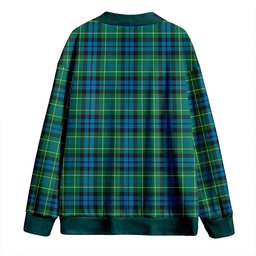 Scottish MacNeil of Colonsay (MacNeil of Barra of Colonsay) Ancient Clan Crest Tartan V neck Knitted Fleece Cardigans