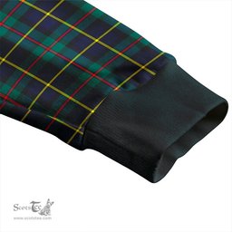 Scottish MacLeod of Harris (MacLeod Hunting) Modern Clan Crest Tartan V neck Knitted Fleece Cardigans