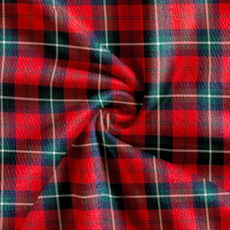 Scottish Ruthven Modern Clan Crest Tartan V neck Knitted Fleece Cardigans